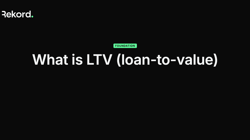 What is LTV? Loan-to-Value Explained for Crypto Loans
